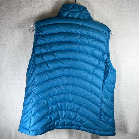 Patagonia Womens Goose Down Puffer Sweater Vest Jacket Sz L Howling Turquoise - Picture 2 of 11